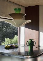 Billede af &Tradition Gio LN14 Luca Nichetto Ø: 60 cm - Signal Green & Deep Blue & Ecru White