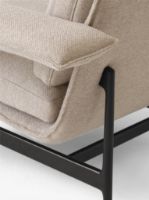 Billede af &Tradition Meantime Lounge Chair AV29 SH: 41 cm - Sort/Hallingdal 0220