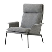Billede af &Tradition Muno Lounge Chair m. Armlæn LN17 SH: 41 cm - Hallingdal 0126