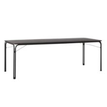 Billede af &Tradition Thorvald SC99 Dining Table L: 220 cm - Warm Black