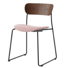 Billede af &Tradition Pavilion AV52 Side Chair SH: 47 cm - Lacquered Walnut 