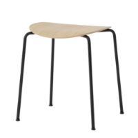 Billede af &Tradition Pavilion AV36 Stool H: 49 cm - Lacquered Oak
