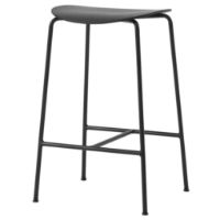 Billede af &Tradition Pavilion AV37 Stool H: 68 cm - Black Lacquered Oak