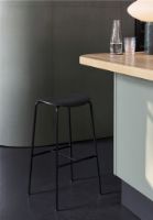 Billede af &Tradition Pavilion AV37 Stool H: 68 cm - Black Lacquered Oak