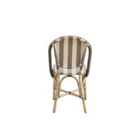 Billede af Sika-Design Sofie Exterior Caféstol SH: 45 cm - Ivory/Cappuchino