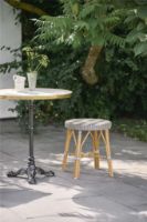 Billede af Sika-Design Simone Exterior Skammel H: 45 cm - Ivory/Cappuchino