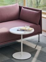 Billede af HAY Pyro Coffee Table Ø: 45 cm - Eggshell Ceramic Tabletop