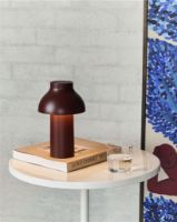 Billede af HAY Pyro Coffee Table Ø: 45 cm - Eggshell Ceramic Tabletop