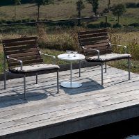 Billede af HAY Pyro Coffee Table Ø: 45 cm - Eggshell Ceramic Tabletop