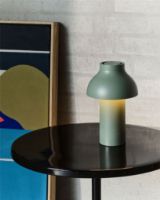 Billede af HAY Pyro Coffee Table Ø: 45 cm - Black Ceramic Tabletop