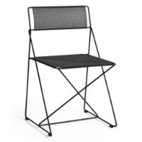 Billede af HAY X-Line Chair SH: 46 cm - Black Powder Coated Steel