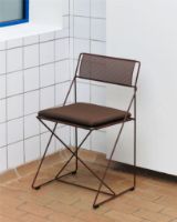 Billede af HAY X-Line Chair SH: 46 cm - Iron Red Powder Coated Steel