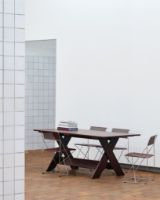 Billede af HAY X-Line Chair SH: 46 cm - Iron Red Powder Coated Steel