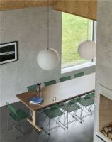 Billede af HAY X-Line Chair SH: 46 cm - Autumn Green Powder Coated Steel