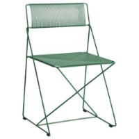 Billede af HAY X-Line Chair SH: 46 cm - Leek Green Powder Coated Steel