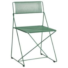 Billede af HAY X-Line Chair SH: 46 cm - Leek Green Powder Coated Steel