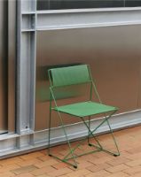 Billede af HAY X-Line Chair SH: 46 cm - Leek Green Powder Coated Steel