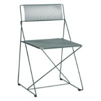 Billede af HAY X-Line Chair SH: 46 cm - Moss Green Powder Coated Steel