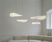 Billede af New Works Tense Pendant Lamp Ø: 55 cm - White Tyvek