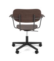 Billede af Audo Copenhagen Co Task Chair SH: 47 cm - Dark Stained Oak/Aluminium