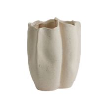 Billede af Nordal Isabela Vase H: 19 cm - Creme 