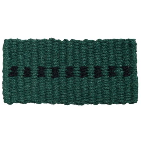 HAY Coco Door Mat Dot 80x40 cm - Green/Black