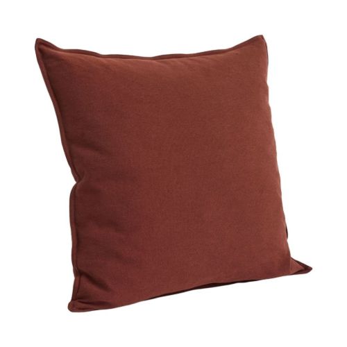 HAY Linen Cushion 50x50 cm - Iron Red 