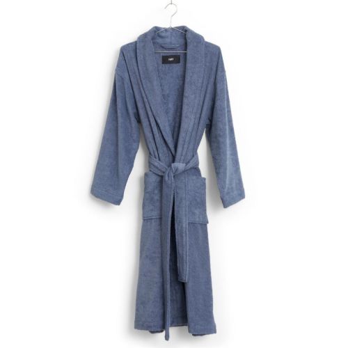 HAY Mono Bathrobe M/L - Steel Blue 