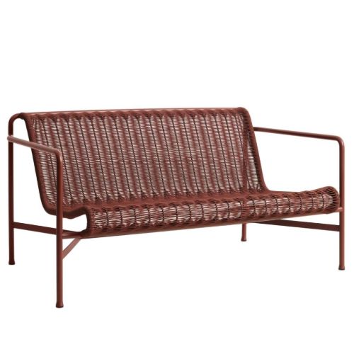 HAY Palissade Cord Lounge Sofa B: 139 cm - Iron Red