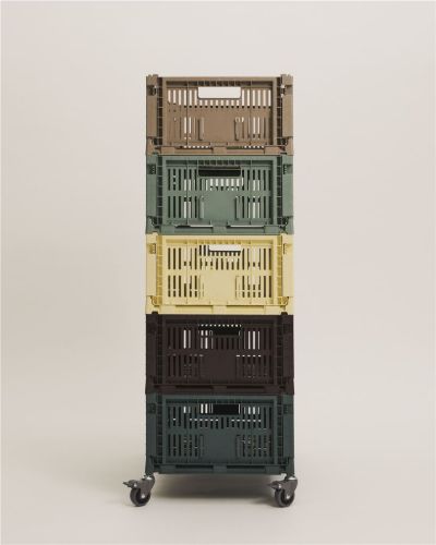 HAY Colour Crate Large L: 53 cm - Warm Grey 
