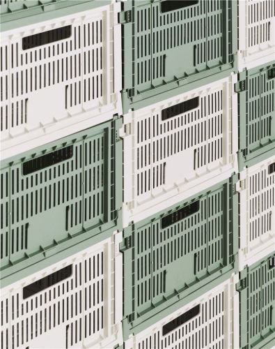 HAY Colour Crate X-Large L: 68 cm - Sage Green 