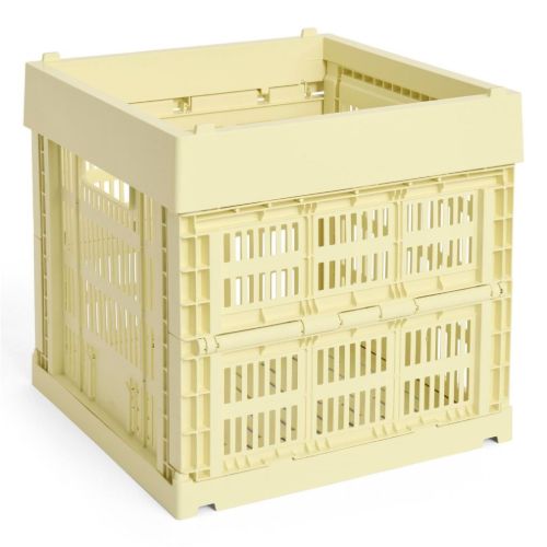 HAY Colour Crate Cube 29,5x29,5 cm - Light Yellow 