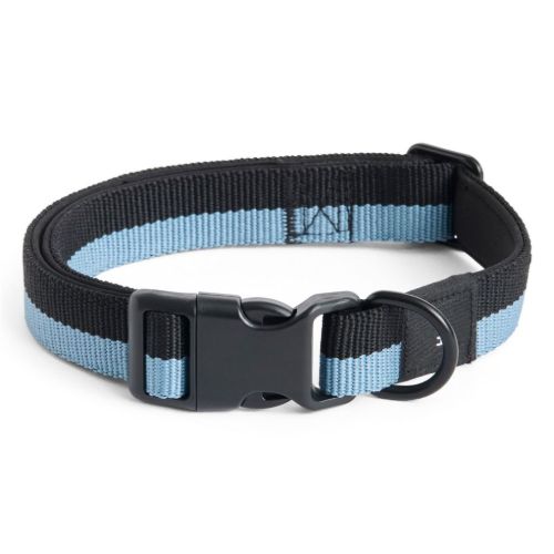 HAY Dogs Collar Flat M/L: 65 cm - Blue/Black 