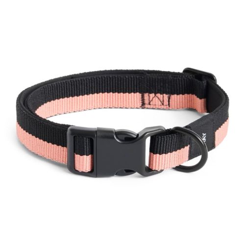 HAY Dogs Collar Flat M/L: 65 cm - Pink/Black 
