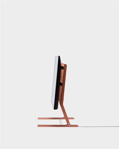Pedestal Plate Bendy Low Stand 76x80 cm - Dusty Rose