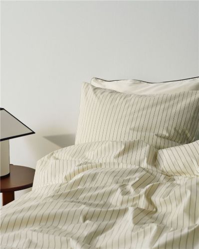 HAY Fineline Duvet Cover 240x220 cm - Ivory