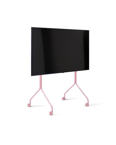 Pedestal Pipe Moon Rollin' Tall TV Stativ 121x78 cm - Bubble Gum