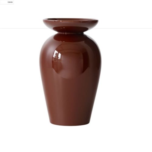 &Tradition Momento Vase JH40 H: 27 cm - Red Brown 