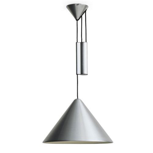 HAY Compass Adjustable Pendant 430 Ø: 43 cm - Brushed Aluminium
