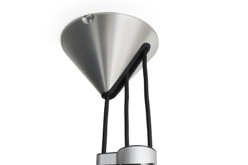 HAY Compass Adjustable Pendant 430 Ø: 43 cm - Brushed Aluminium