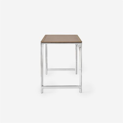 Vipp 430 Studio Desk 60x125 cm - Light Oak/Camel Leather