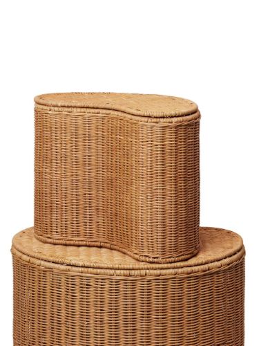 Ferm Living Willora Braided Storage Set of 2 - Rattan/Natural 