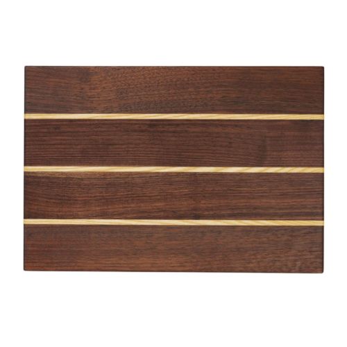 Ferm Living Stribe Cutting Board 25x36 cm - Valnød/Ask