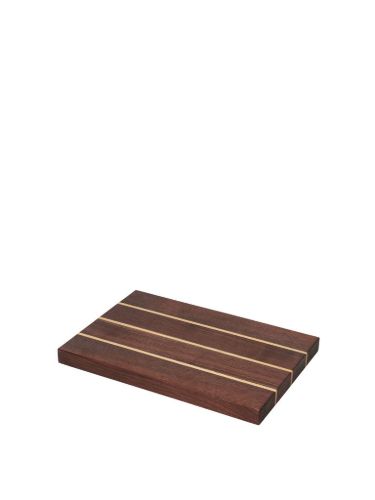 Ferm Living Stribe Cutting Board 25x36 cm - Valnød/Ask