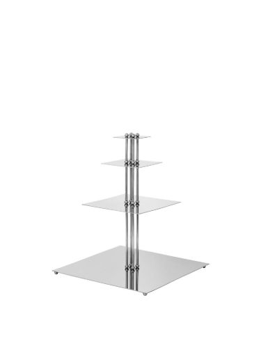 Ferm Living Orbelle Etagere H: 36 cm - Poleret Rustfrit Stål