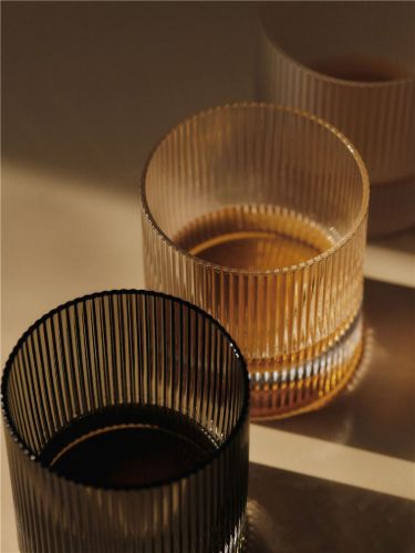 Ferm Living Ripple Tumbler Glasses 25 cl Set of 2 - Frosted Glass