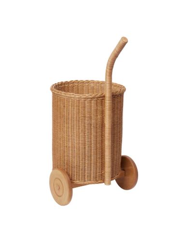 Ferm Living Tukki Trolley H: 87,5 cm - Rattan/Natural