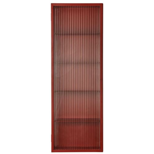 Ferm Living Haze Wall Cabinet 35x100 cm - Powder Coated Iron/Oxide Red