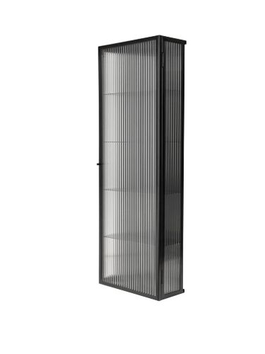 Ferm Living Haze Wall Cabinet 35x100 cm - Powder Coated Iron/Black