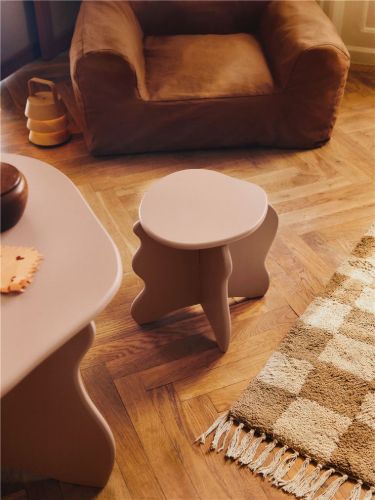 Ferm Living Slope Skammel H: 30 cm - Rose